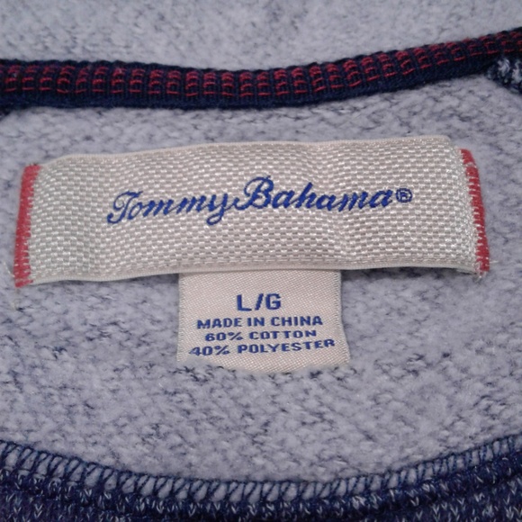 Men's Tommy Bahama Crew Neck Sweatshirt Size Large - Picture 4 of 7